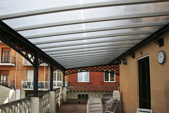 Rénovation toiture polycarbonate sur pergola existante